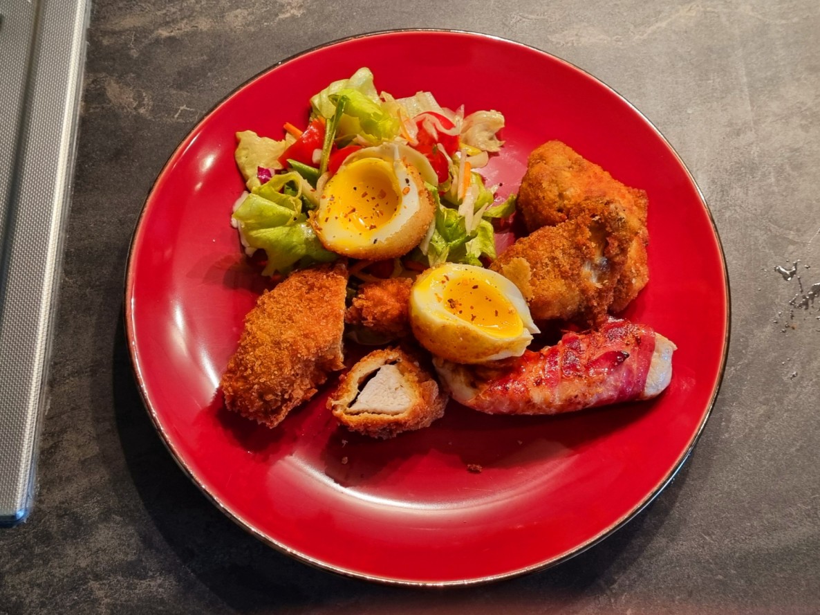 dreierlei vom Huhn